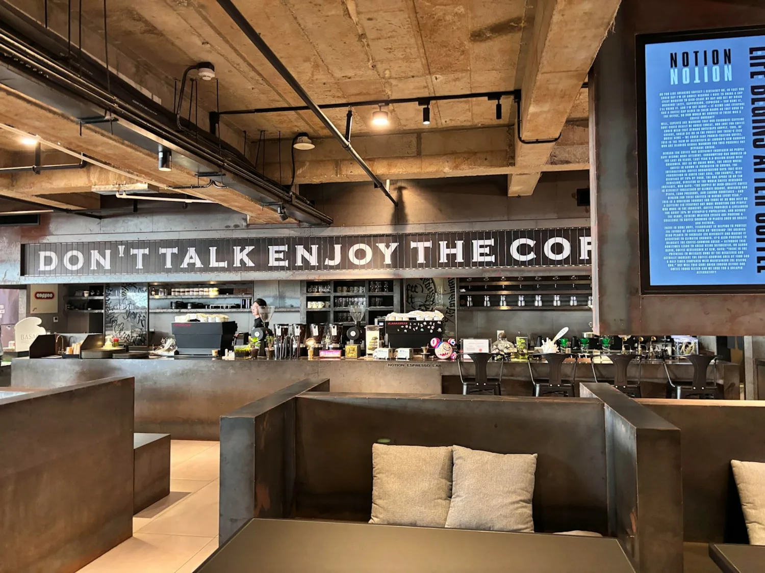 Field Notes Coffee cafe interior